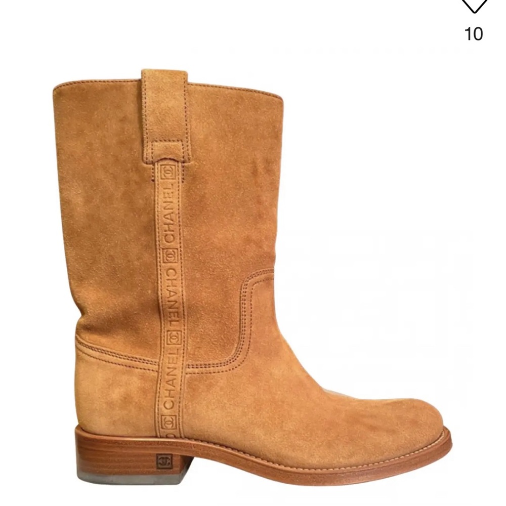 Chanel boots western ankle